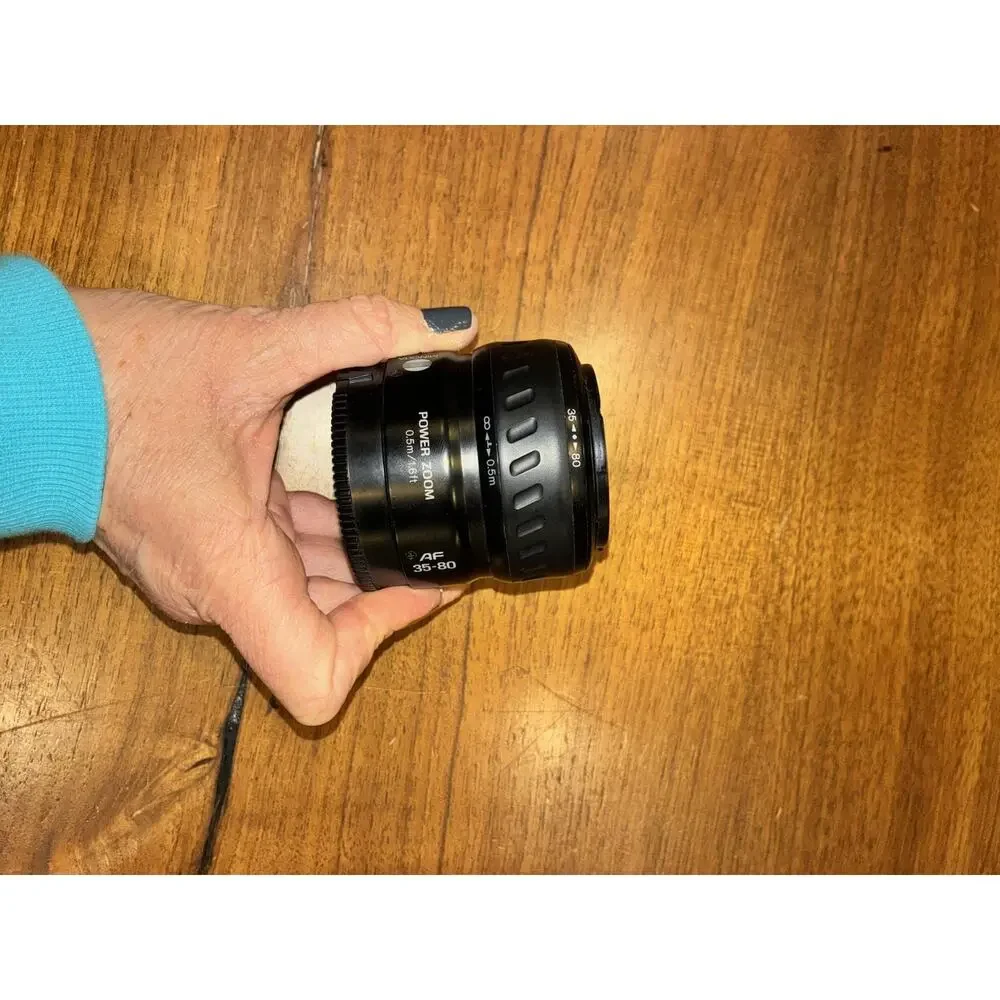 Vintage 1991 Minolta Maxxum 35-80mm 1:4-5.6 AF POWER ZOOM LENS